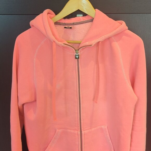 TNA Aritzia Pink Full Zip Hoodie - Size Large Good Condition - Picture 3 of 6